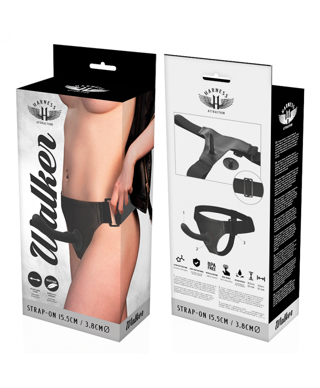 DIRŽAI ATTRACTION WALKER G-SPOT BLACK 15,5 X 3,8 cm 2