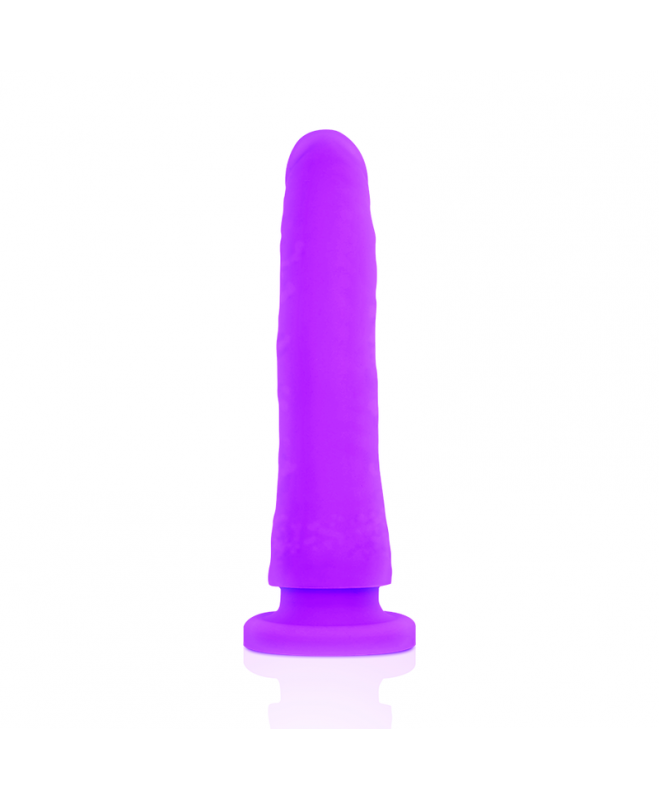 DELTA CLUB TOYS DIRŽAI + DONG PURPURINIS SILIKONAS 17 X 3 CM 6