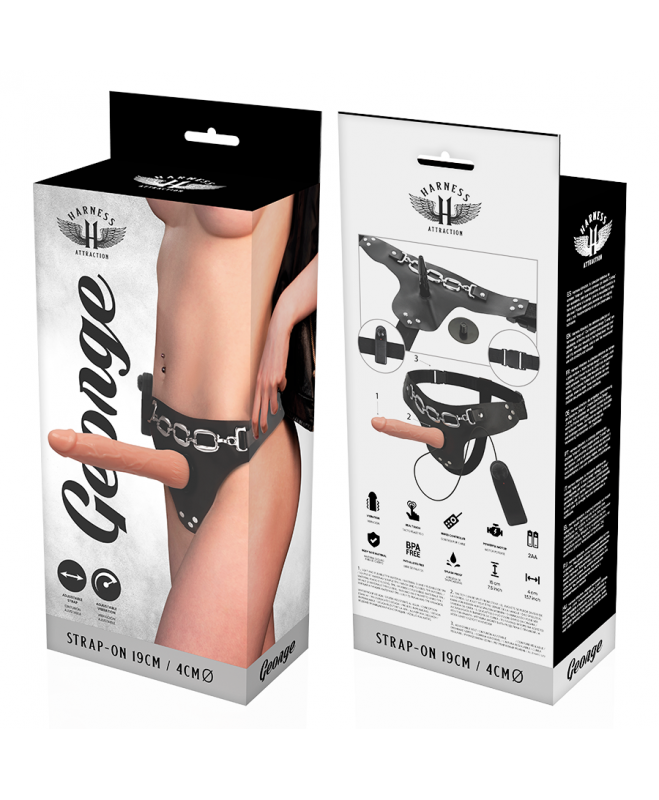 DIRKTAI ATTRACTION GEORGE DELUXE VIBRATOR 19 X 4CM 8