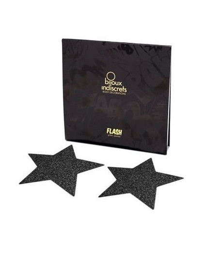 BIJOUX PEZONERAS FLASH STAR BLACK