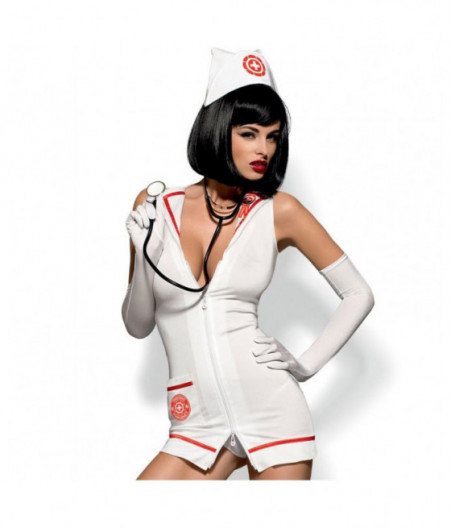 OBSESSIVE EMERGENCY DRESS WITH STETHOSCOPE S/M