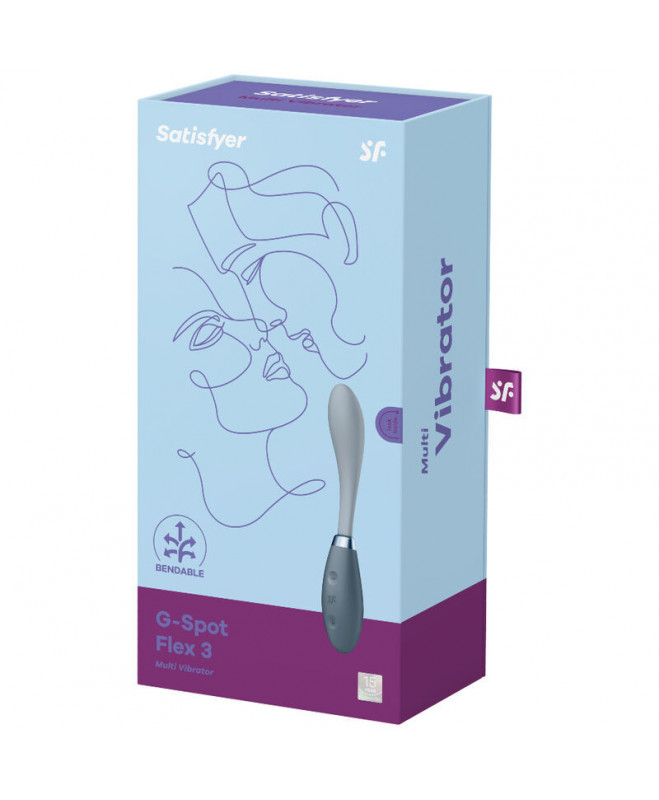 SATISFYER G-SPOT FLEX 3 MULTI VIBRATOR - PILKA 4