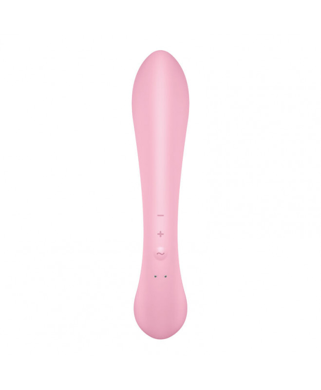 SATISFYER TRIPLE OH HYBRID VIBRATION – ROŽINĖ 3