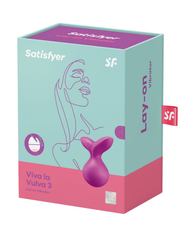 SATISSFYER VIVA LA VULVA 3 DEDAMAS VIBRATORIAUS - VIOLETAS 4