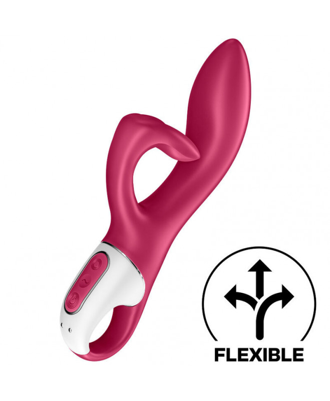 SATISFYER EMBRACE ME G-SPOT VIBRATOR - BERRY