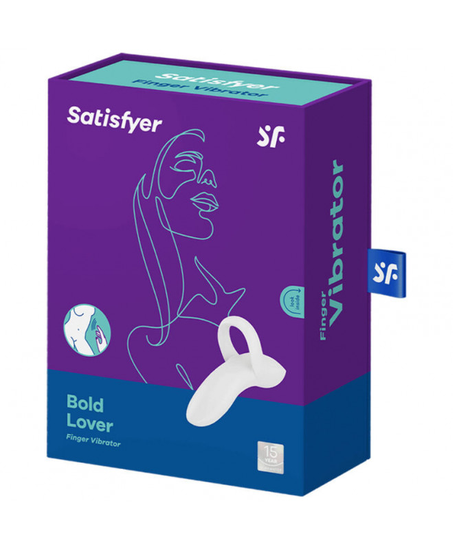 VIBRATORIUS SATISFYER BOLD LOVER FINGER - BALTAS 4