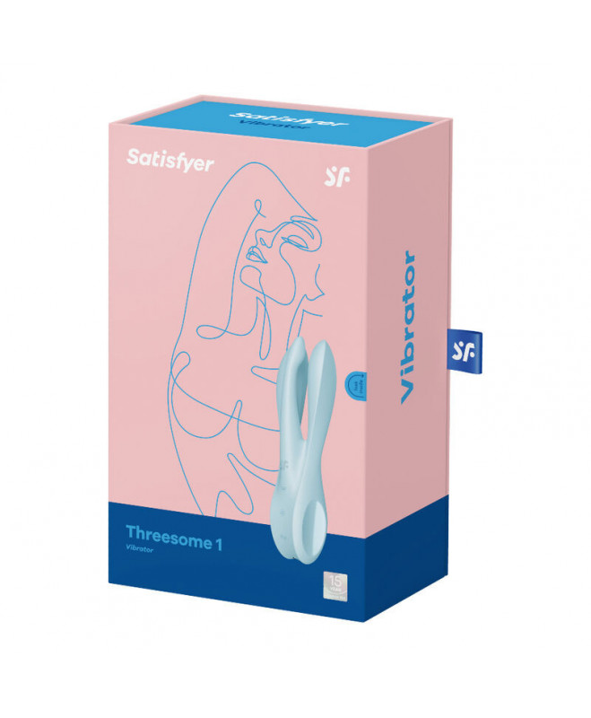 SATISFYER THREESOME 1 1 VIBRATOR – MĖLYNA 5