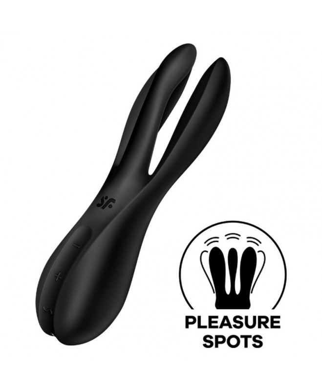 VIBRATORIUS SATISFYER THREESOME 2 - JUODAS