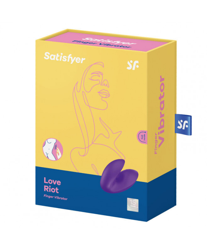 VIBRATORIUS SATISFYER LOVE RIOT FINGER – PURPURA 4