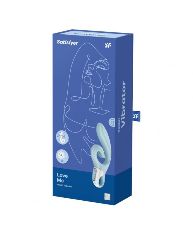 SATISFYER LOVE ME RABBIT VIBRATION – MĖLYNA 5