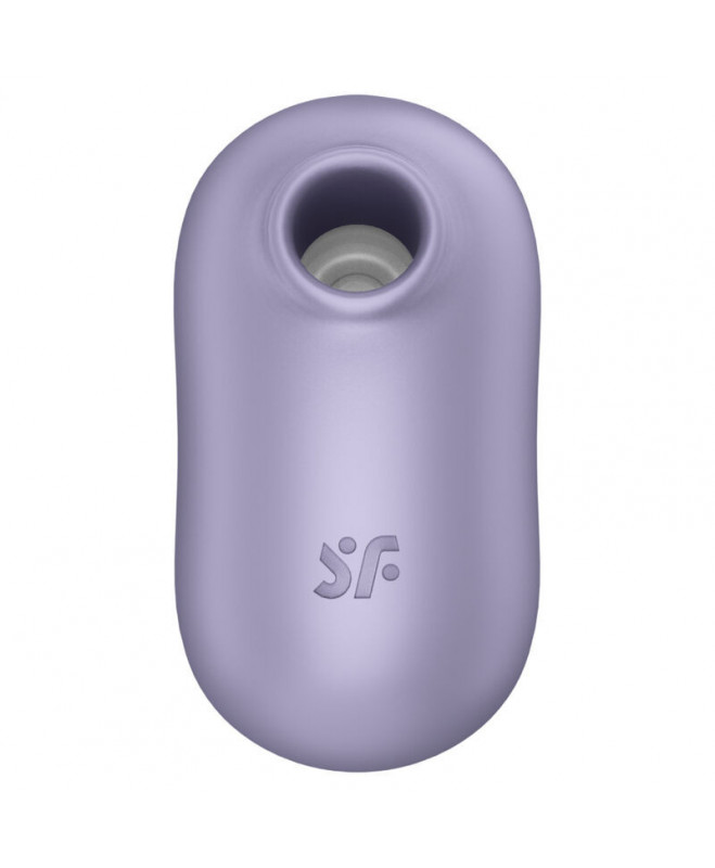 SATISFYER PRO TO GO 2 DVIGUBAS ORO IMPULSŲ STIMULIATORIUS IR VIBRATORIAUS – VIOLETINĖ 2