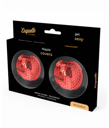 COQUETTE CHIC DESIRE - RED NIPPLE COVER