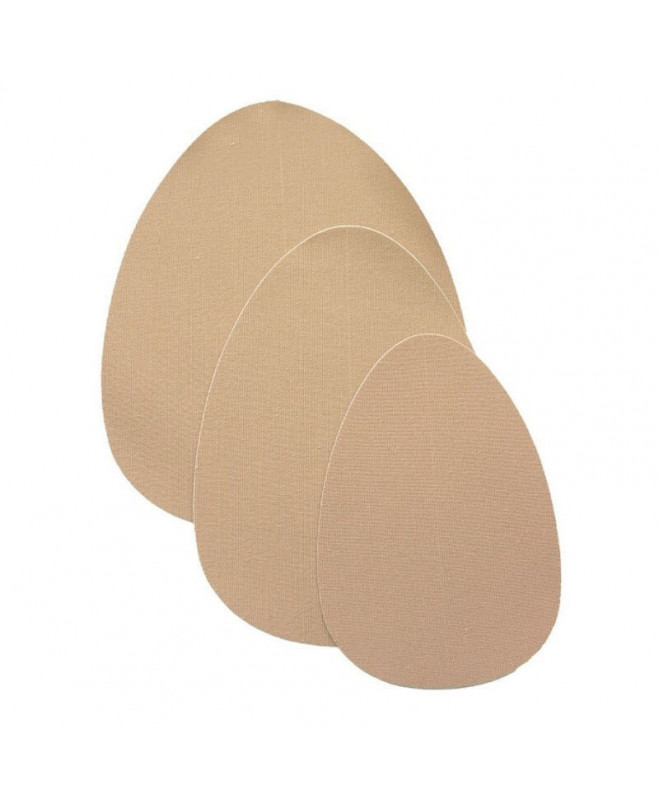 BYE BRA BREAST KELIAMOSIOS Įklotai + 3 POROS SATININIŲ SPENŲ UŽDALGIŲ BEIGE 4