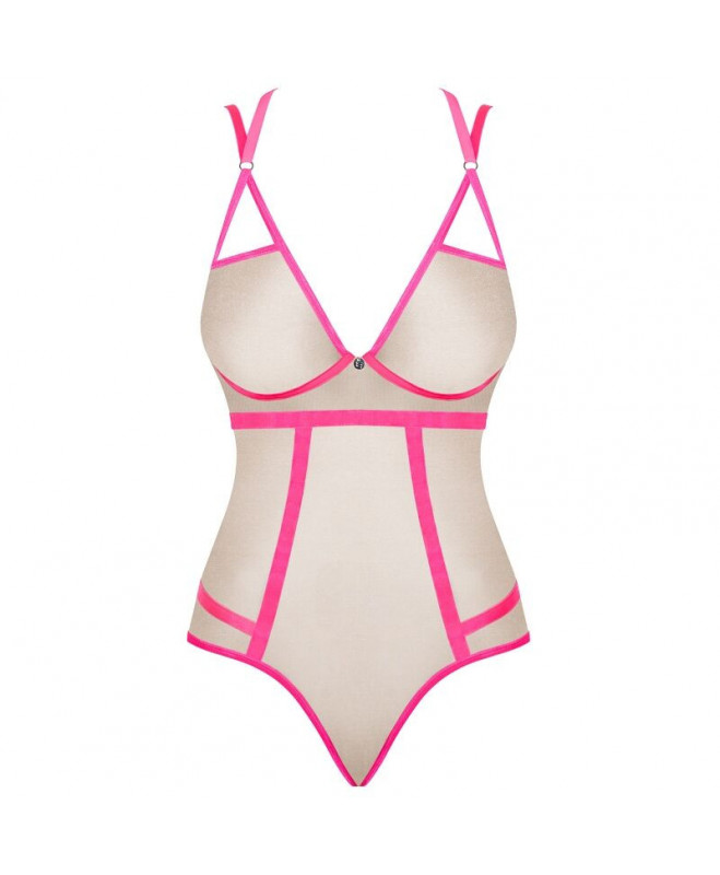 OBSESSIVE - NUDELIA TEDDY - PINK S/M 3