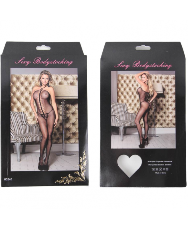 QUEEN Lingerie HALTER NECK BODYSTOCKING S-L 7