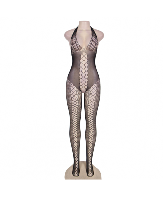 KARALIENĖS ALATINIAI ŽUVŲ TINKLAS ATIDARYTA NUGARA BODYSTOCKING S-L 3