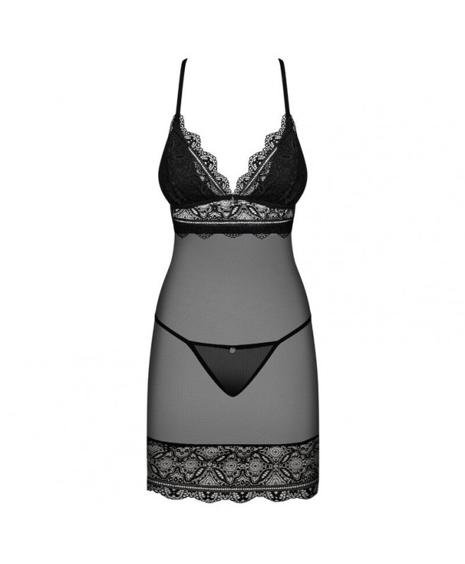 OBSESSIVE - RENELIA CHEMISE IR THONG S/M 3