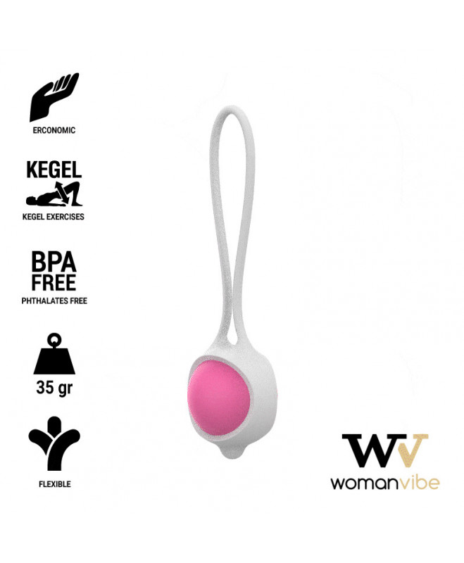 WOMANVIBE KEISY I BALL GEISHA SILICONE - ROŽINĖ 5