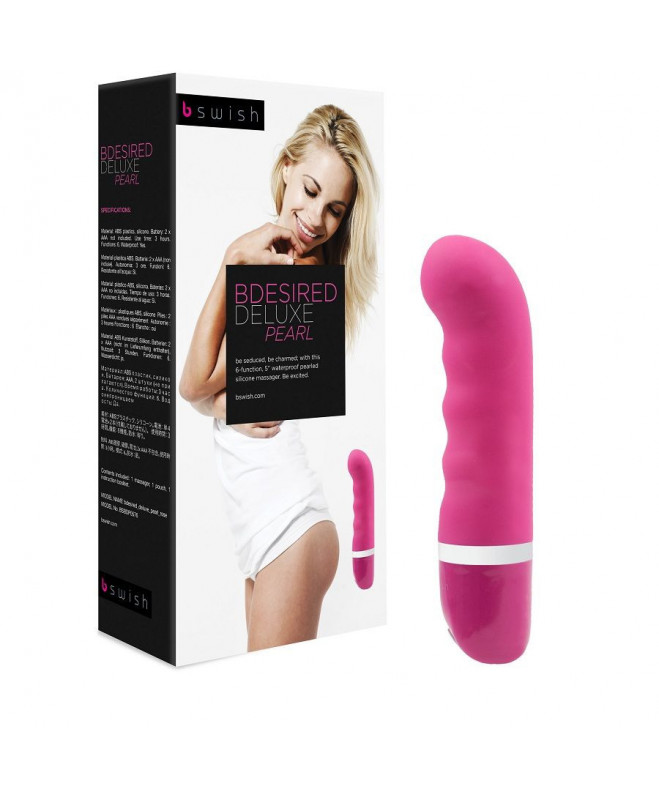 B SWISH - BDESIRED DELUXE PEARL VIBRATOR ROSE