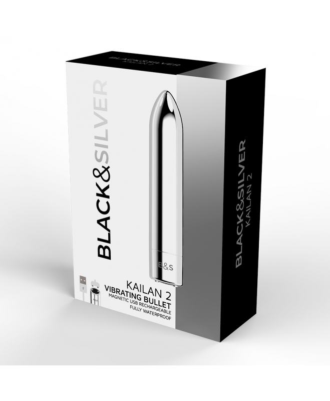 BLACK&SILVER BULLET VIBRATING KAILAN 2 SILVER 3