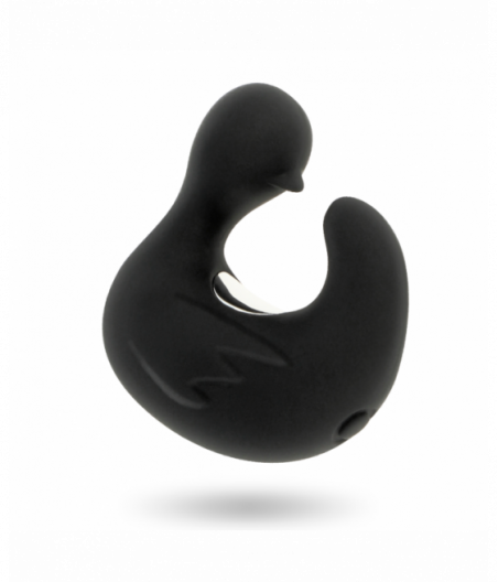 BLACK&SILVER DUCKYMANIA RECHARGEABLE SILICONE STIMULATING DUCK THIMBLE