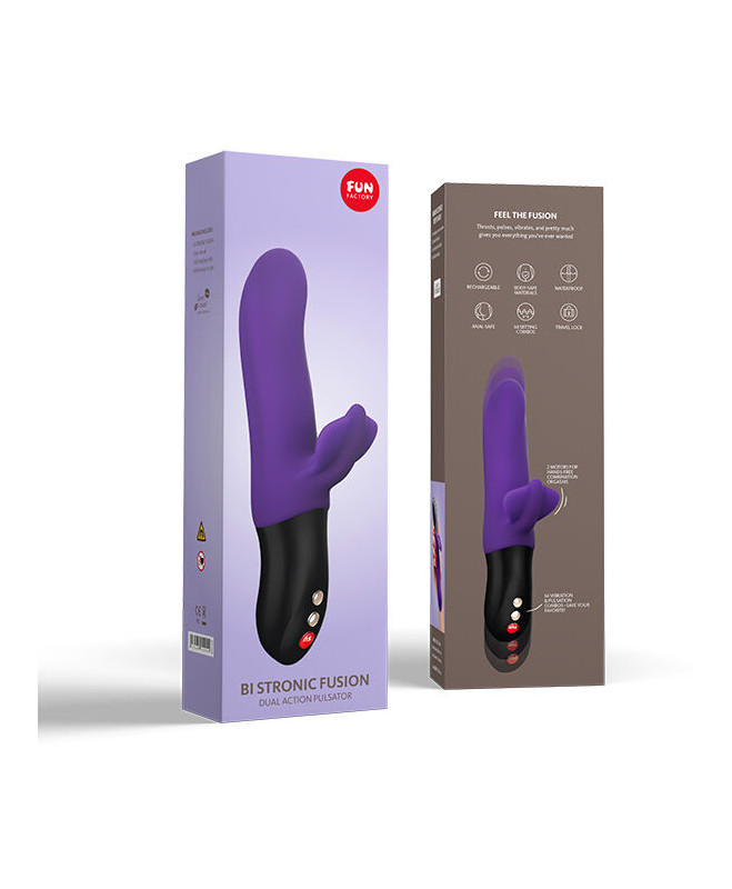 FUN FACTORY - BI STRONIC FUSION DUAL PULSATOR VIOLET 3