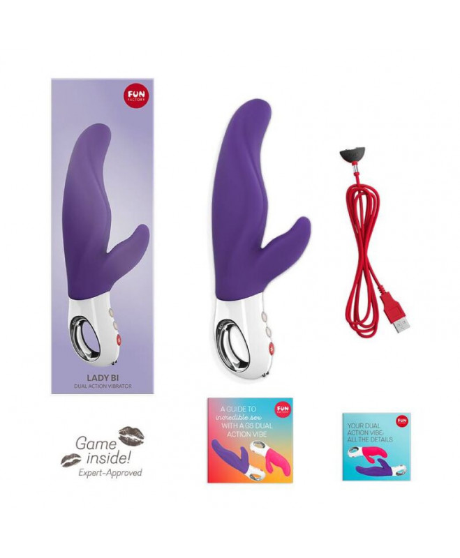 FUN FACTORY - LADY BI DUAL VIBRATOR VIOLET 6