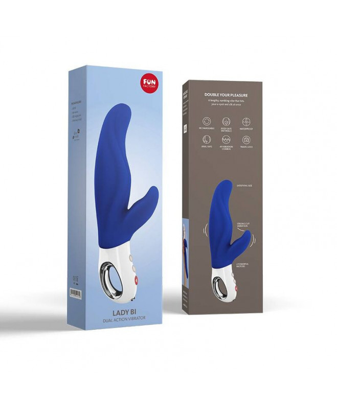 FUN FACTORY - LADY BI DUAL VIBRATOR ULTRAMARIN 2