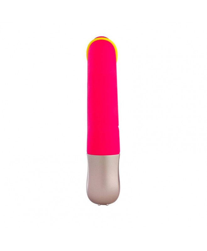 FUN FACTORY – AMORINO MINI VIBRATORIAUS ROŽINĖ IR NEONINĖ GELTONA 4