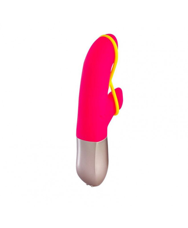 FUN FACTORY – AMORINO MINI VIBRATORIAUS ROŽINĖ IR NEONINĖ GELTONA 5