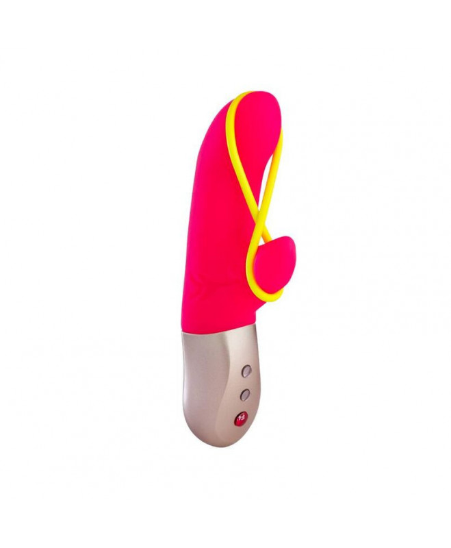 FUN FACTORY – AMORINO MINI VIBRATORIAUS ROŽINĖ IR NEONINĖ GELTONA 6