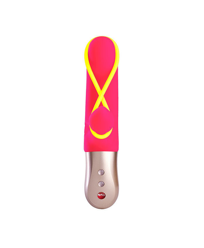 FUN FACTORY – AMORINO MINI VIBRATORIAUS ROŽINĖ IR NEONINĖ GELTONA 9