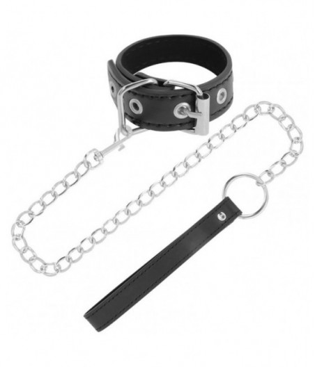 DARKNESS - PENIS RING WITH STRAP