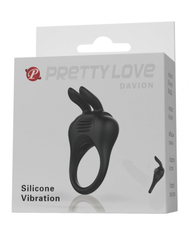 PRETTY LOVE DAVION RABBIT VIBRATORIUS ŽIEDAS 4