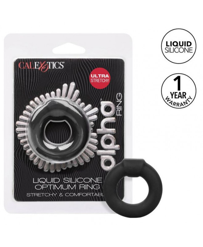 CALIFORNIA EXOTICS ALPHA OPTIMUM RING BLACK 2