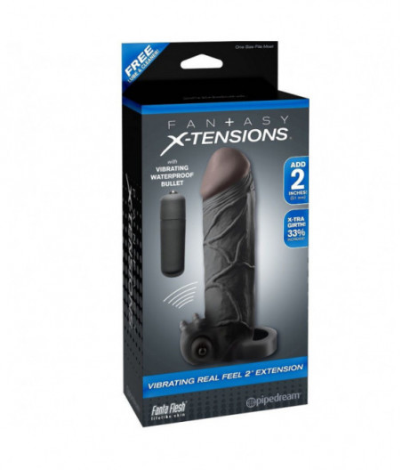 FANTASY X-TENSIONS - VIBRATING REAL FEEL 2 EXTENSION