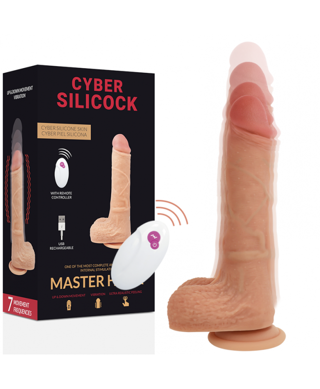 CYBER SILICOCK NUOTOLINIO VALDYMAS REALISTIC MASTER HUCK 8