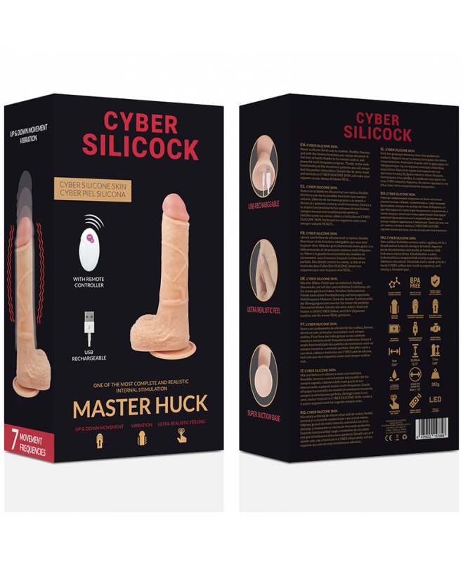 CYBER SILICOCK NUOTOLINIO VALDYMAS REALISTIC MASTER HUCK 7