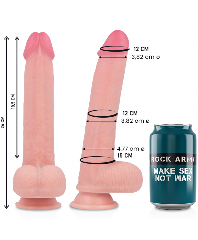 ROCKARMY LIQUID SILICONE PREMIUM KINGCOBRA REALISTIC 24cm