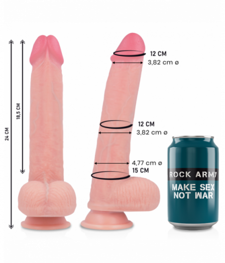 ROCKARMY - LIQUID SILICONE PREMIUM KINGCOBRA REALISTIC 24 CM