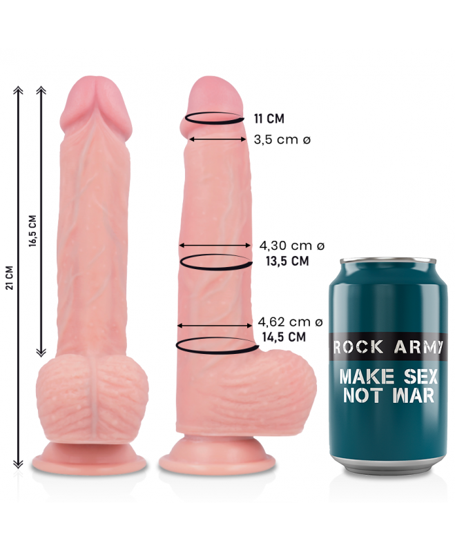 ROCKARMY LIQUID SILICONE PREMIUM SPITFIRE REALISTIC 21cm