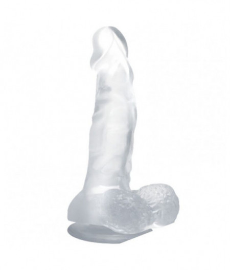 BAILE - DILDO REALISTIC SUCTION CUP AND TESTICLES 16.7 CM