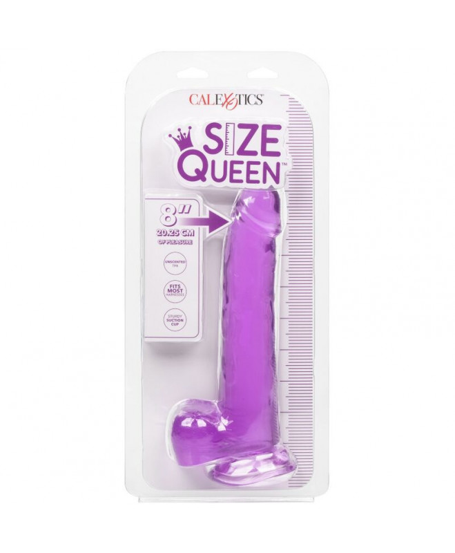 CALEX DYDŽIO QUEEN DILDO - PURPURINĖ 20,3 CM 7