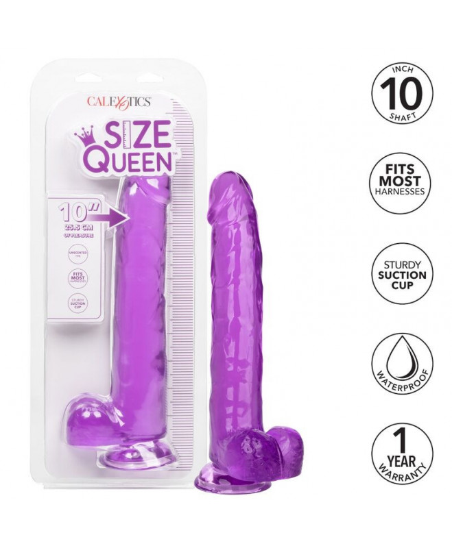 CALEX DYDŽIO QUEEN DILDO - PURPURINE 25,5 CM 2