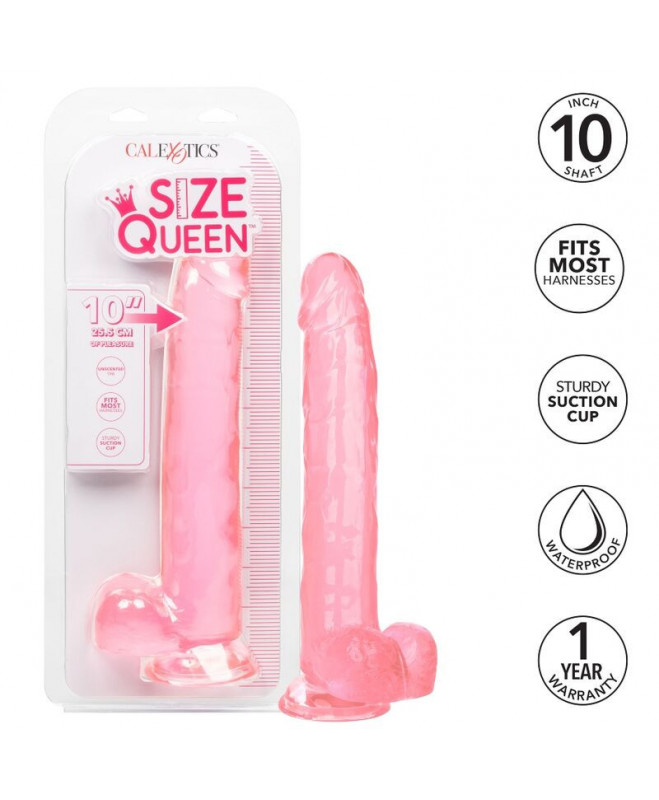 CALEX DYDŽIO QUEEN DILDO - ROŽINĖ 25,5 CM 2