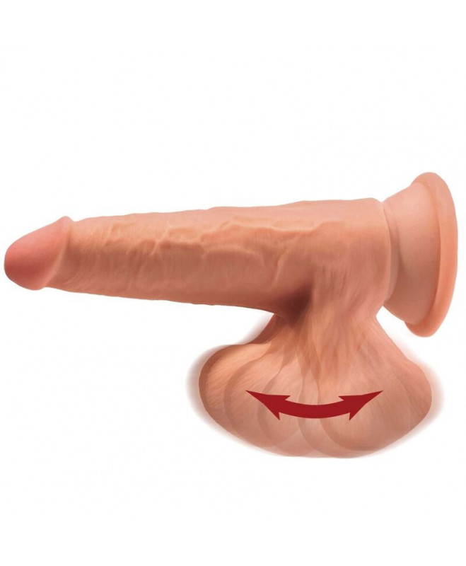 KING COCK PLUS 3D GAIDŽIAI SUKURIAMI KAMULIAI 15,2 CM 4