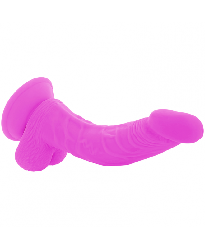 DIVERSIA FLEXIBLE VIBRING DILDO 21,5 CM - PURPURA 4