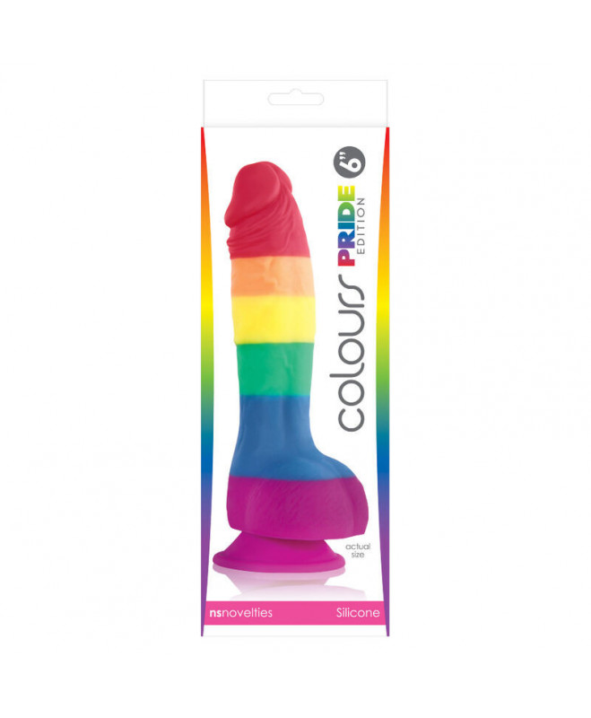 PRIDE - LGBT VĖLIAVA DILDO 15 CM 2