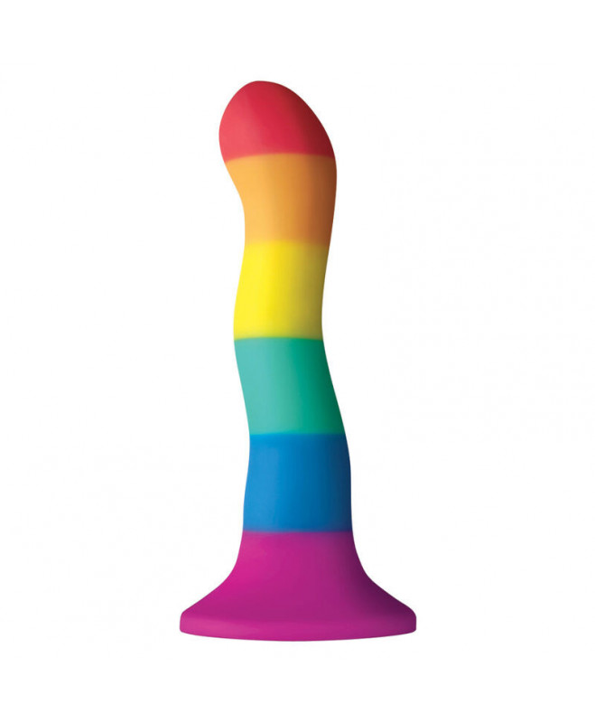 PRIDE - LGBT VĖLIAVA DILDO WAVE 17 CM