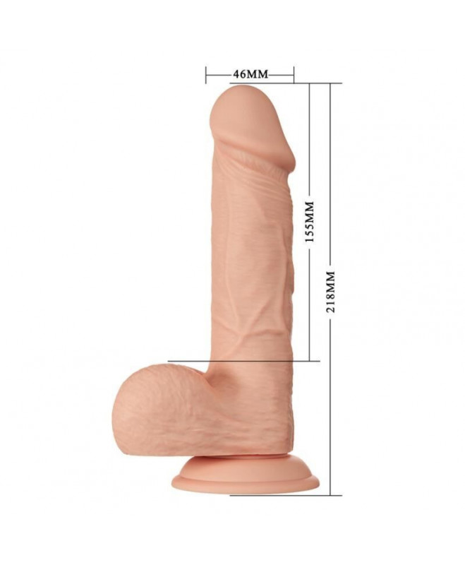 GRAŽUS SUSITIKIMAS BAHAMUT REALISTINIS IR LANKSTUSIS DILDO 21,8 CM - MĖSNYS 6